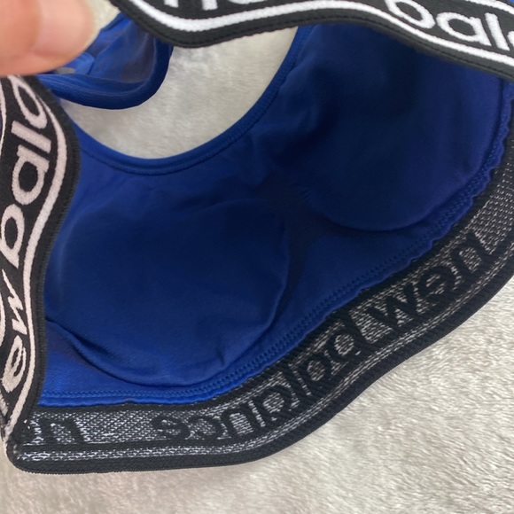 New Balance blue camo sports racerback bra - Picture 15 of 16